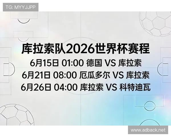 库拉索冲击2026世界杯前景分析：预选赛赛程与出线形势展望
